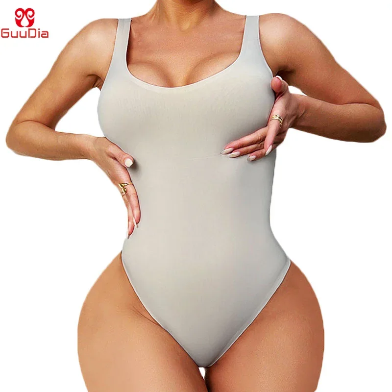 Shapewear Bodysuit Firm - GUUDIA-Tanga Sexy con cuello en U