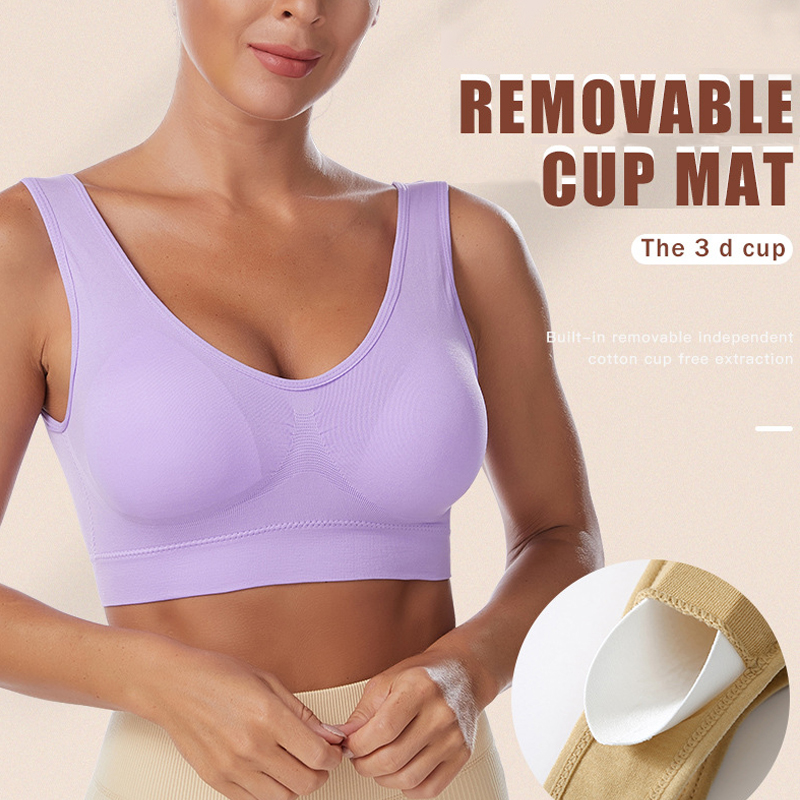 S-4XL Sujetador sin aros de ta - Seamless Underwear Women reseña y precio