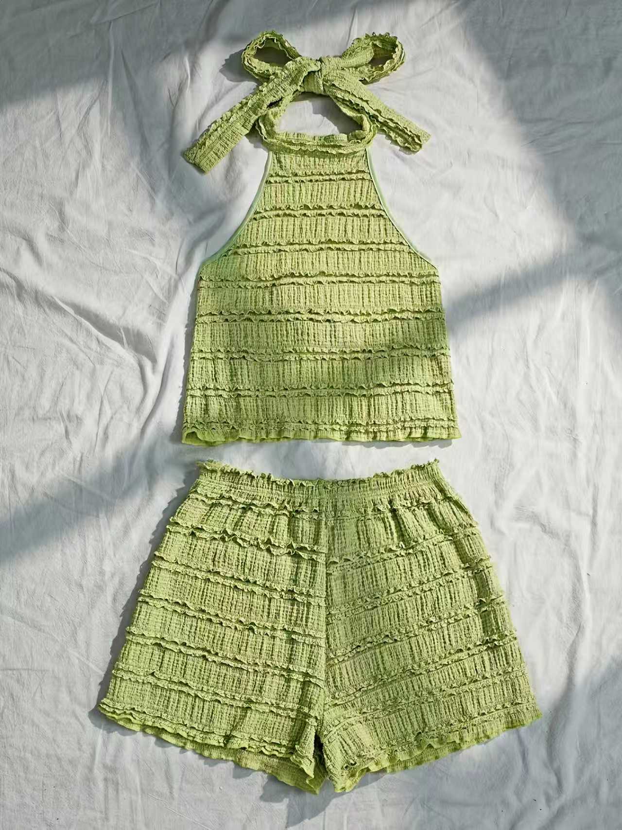 Conjunto de Top Corto y Pantal - Cami Top Lace reseña y precio