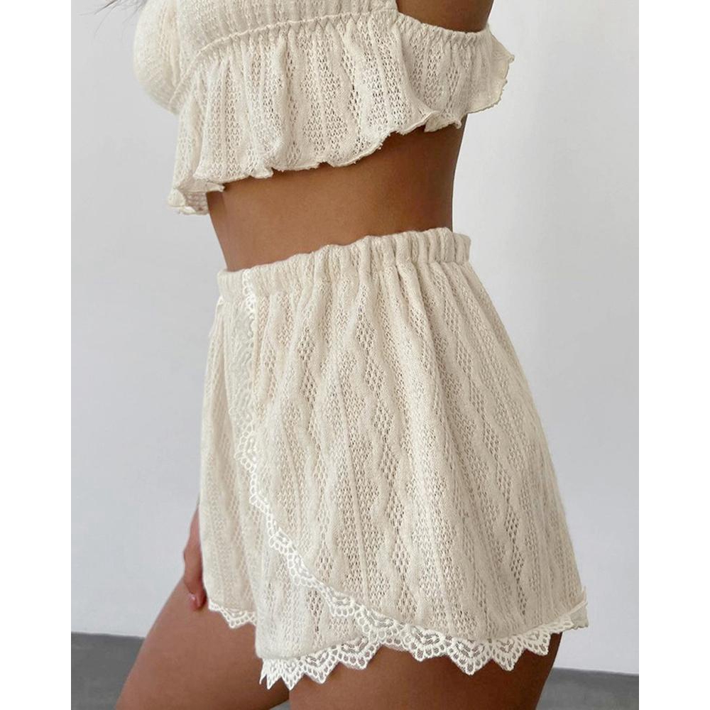 Conjunto de Cmi texturizado co - Cami Top Lace reseña y precio