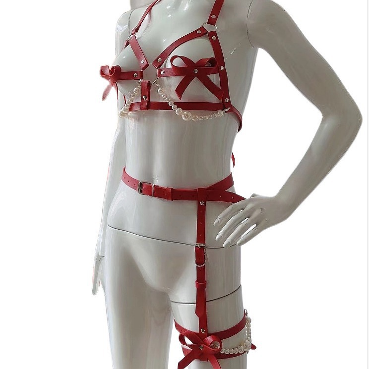 Conjunto de arnés de cuero Sex - Garter Belt Set reseña y precio