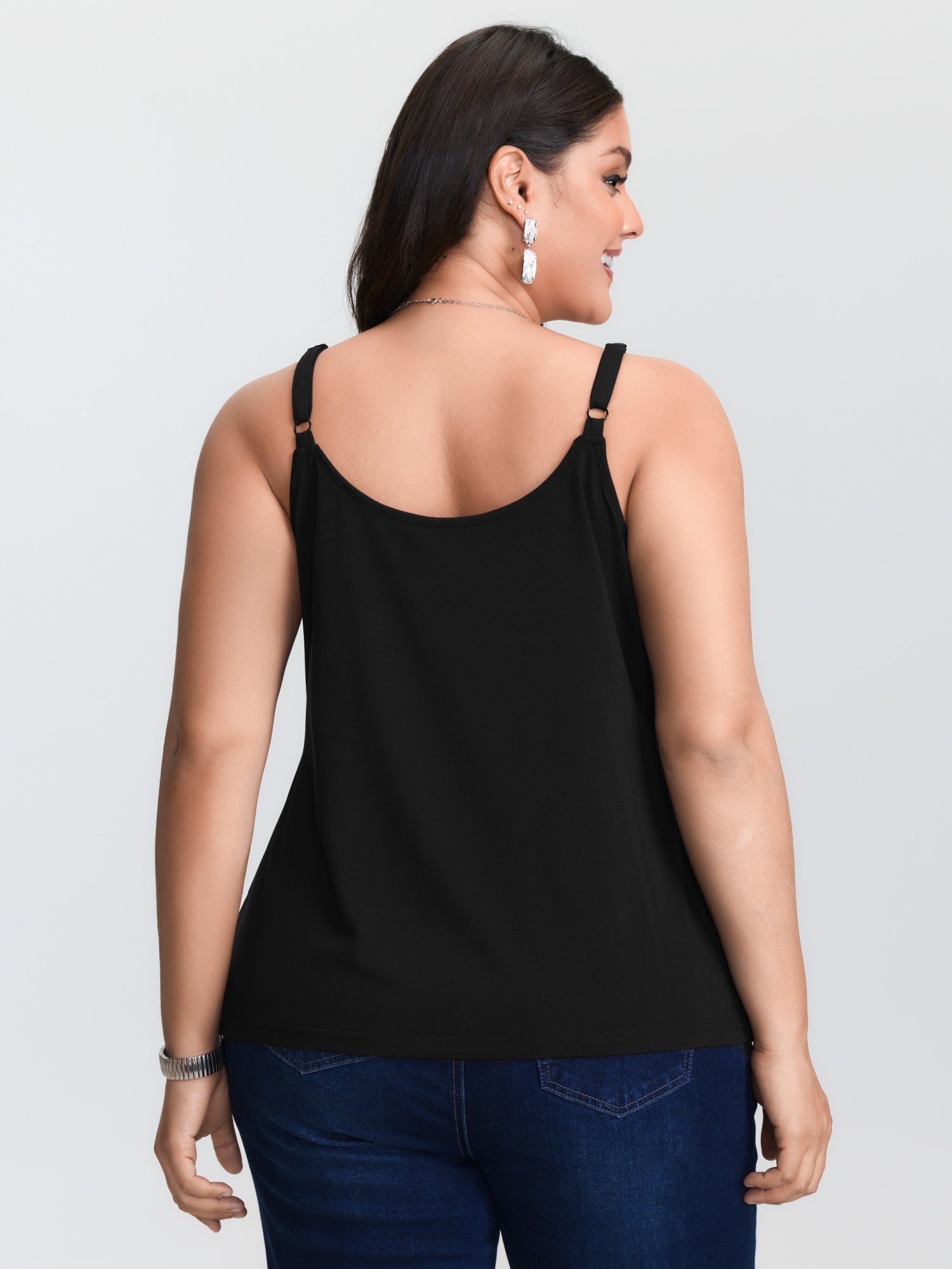Camisola de punto negra de tal - Cami Top Lace reseña y precio