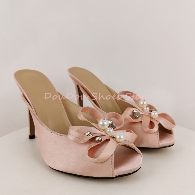Zapatillas de tacón bajo con l - Slip Dress Satin reseña y precio