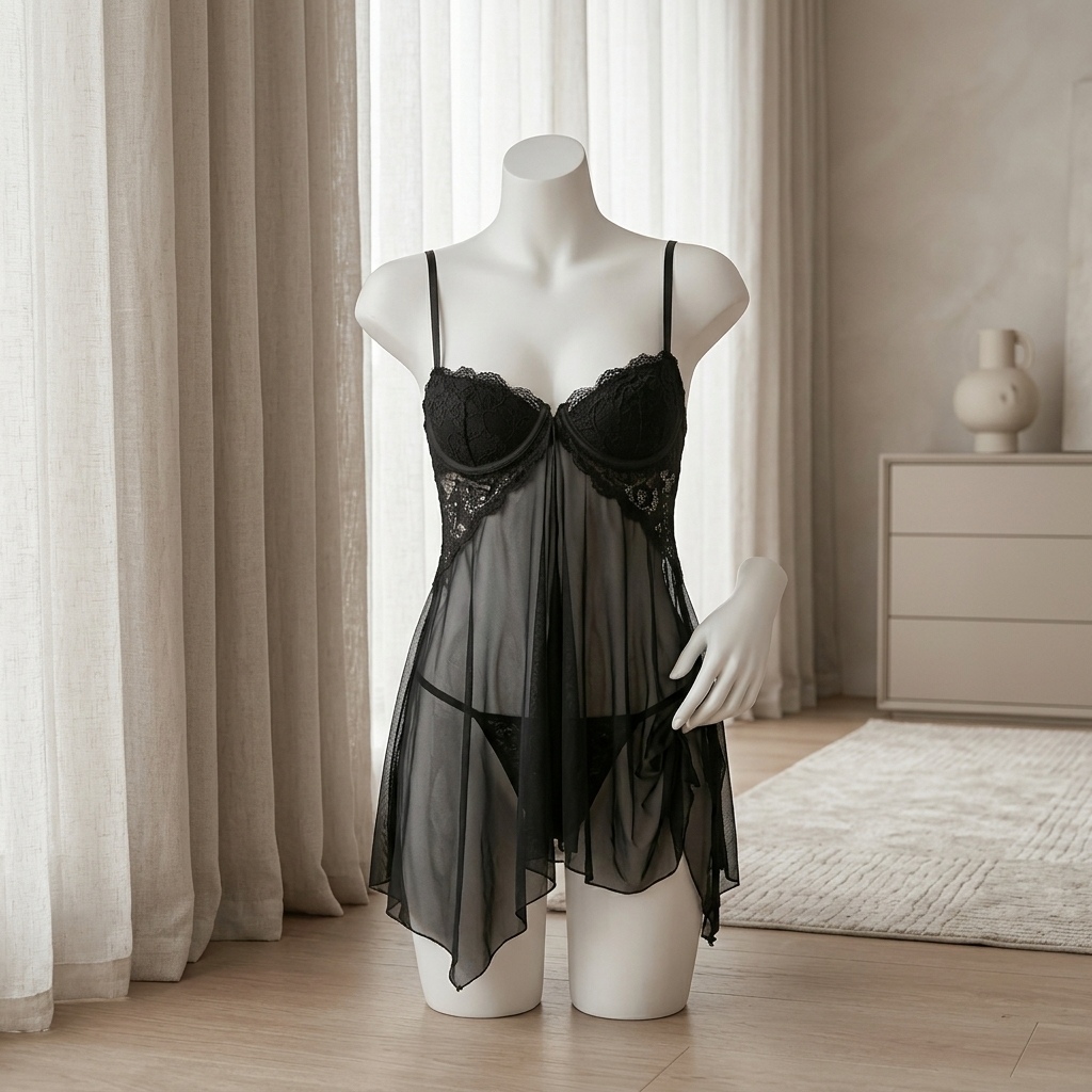 Camisón de encaje para mujer,  - Babydoll Chemise Night reseña y precio